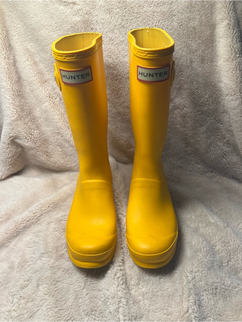 Hunter girls boots size 3